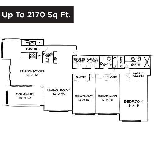 Floorplan - Willard Towers