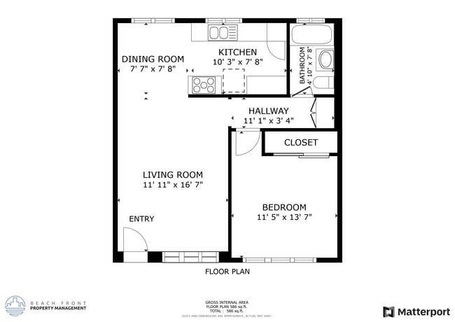 Floorplan - 412 Brooks Ave.