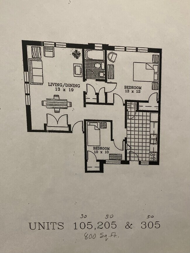 Floorplan - Wilmanor Apartments