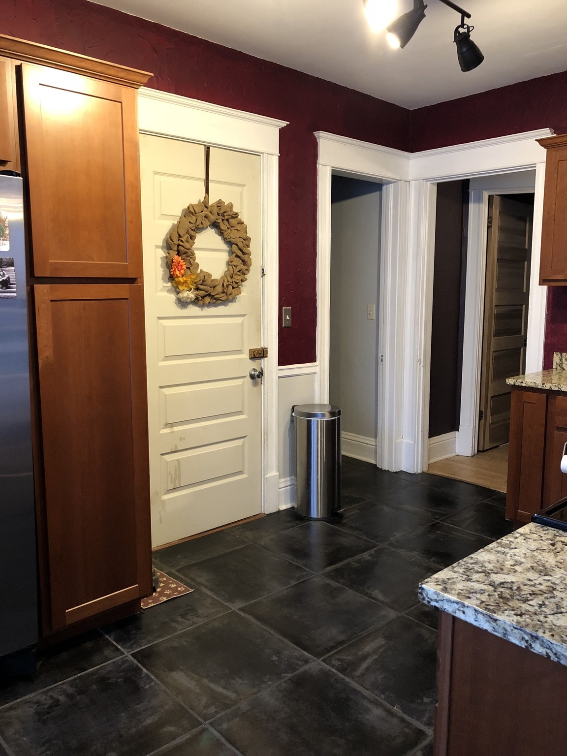Kitchen door to basement - 2119 E Bradford Ave