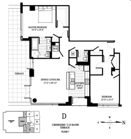 2BR/2.5BA - The Residences at Quorum Center