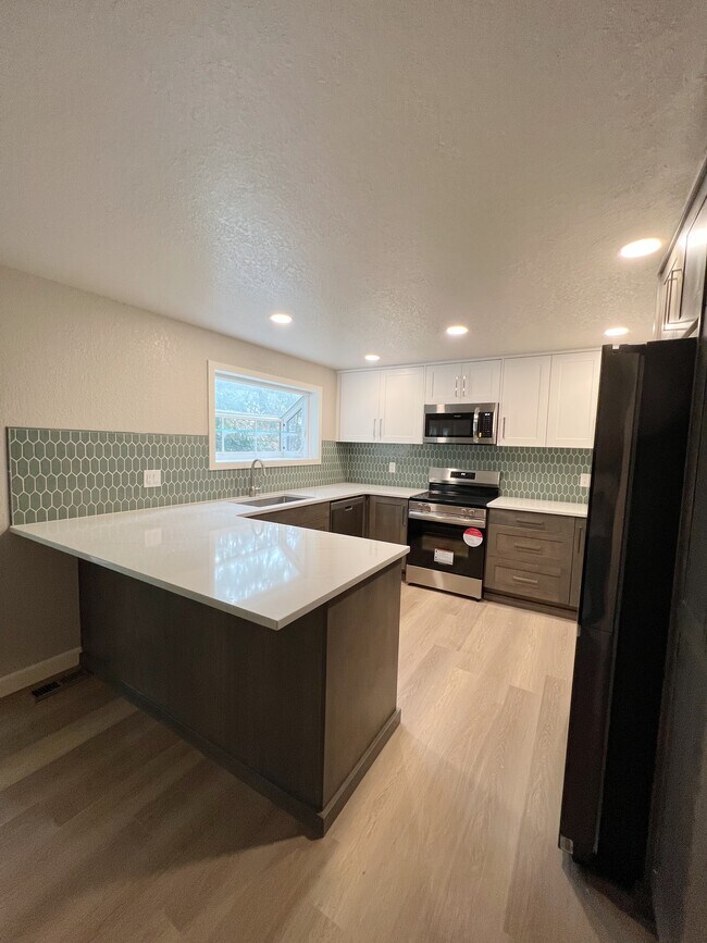 Kitchen - Newly Renovated with New Appliances - 15511 45th Pl W