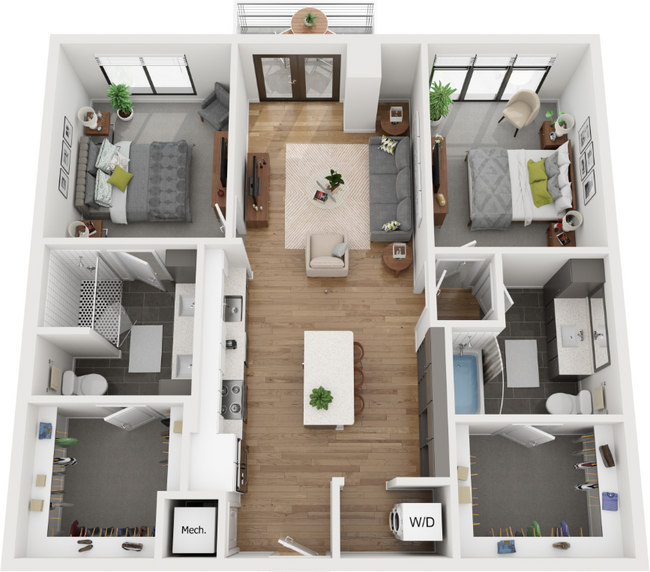 Floorplan - Deca Apartments