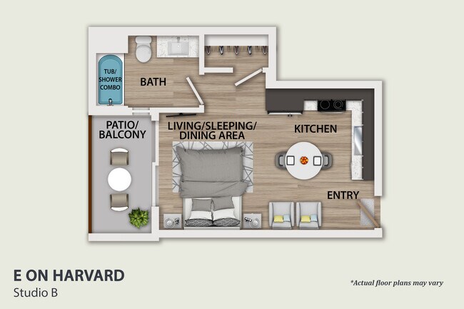 Floorplan - E on Harvard