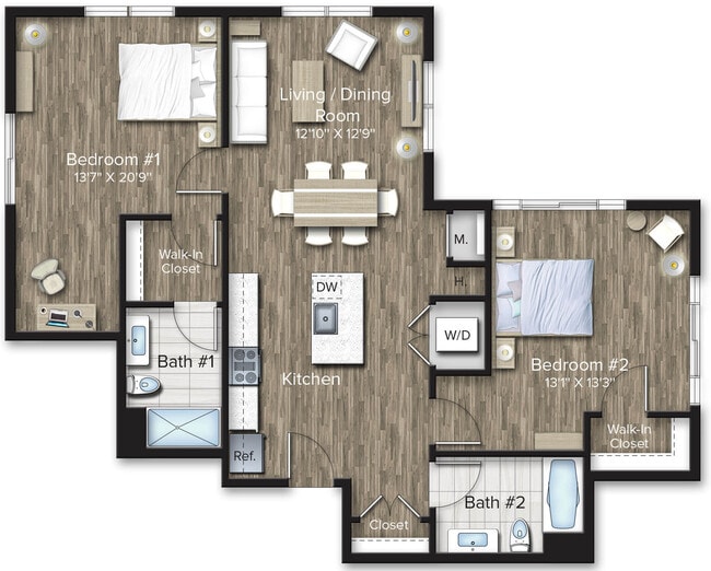 Floorplan - The Bradford