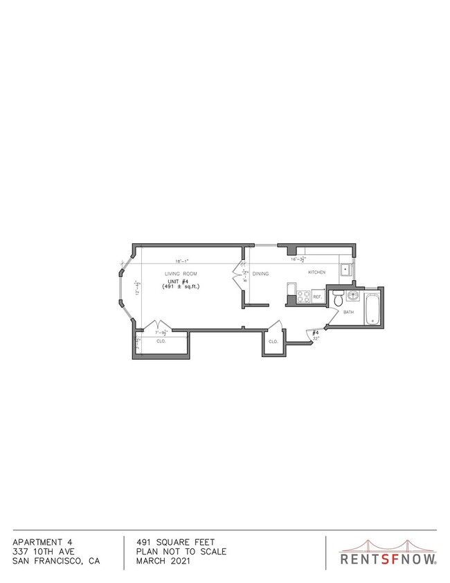 Floorplan - 337 10th Avenue