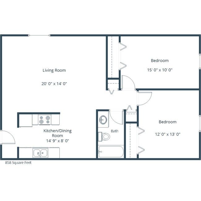 Floorplan - Riverpark Apartment Community