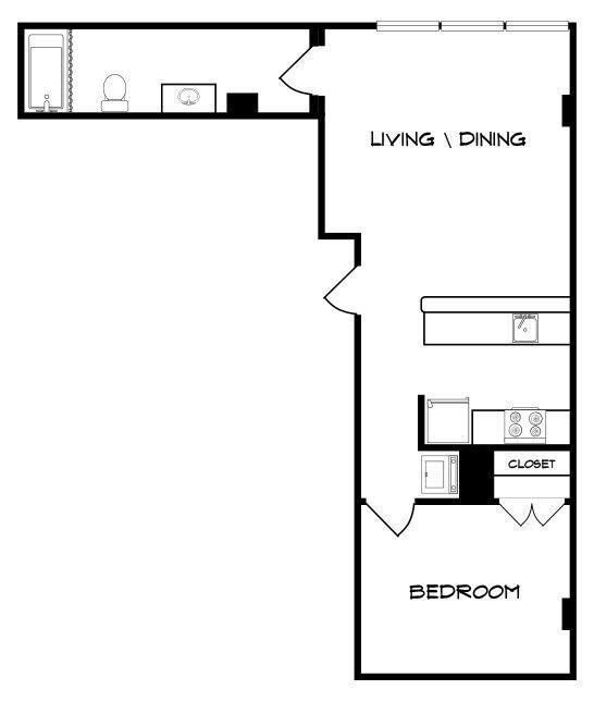 Floorplan - 440 On Third Apartments