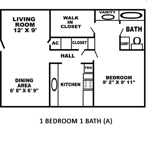 1BR/1BA - Birchleaf Apartments