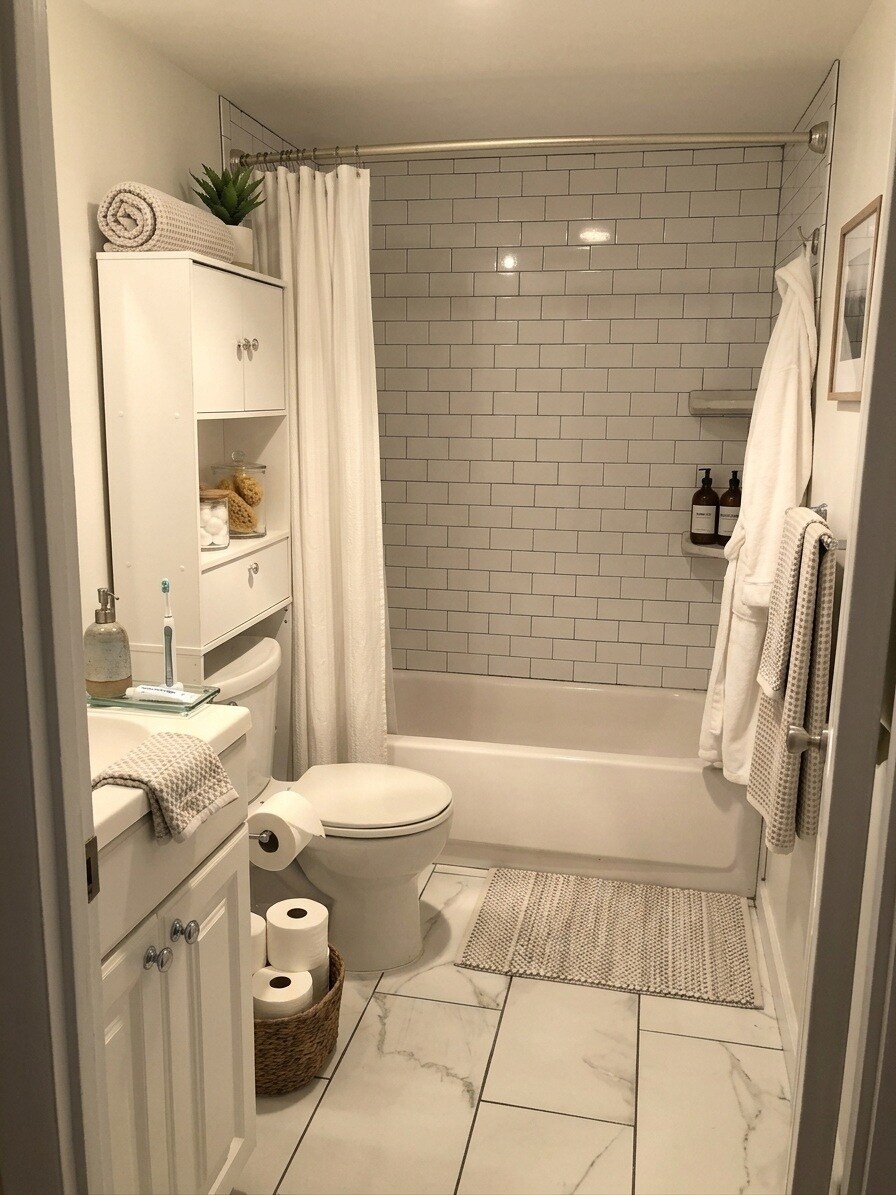 Bathroom - Staged - 1301 20th St NW