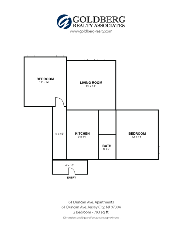 Floorplan - 61 Duncan Ave Apartments