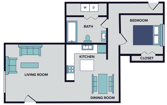 Floorplan - Huntley Ridge Townhomes