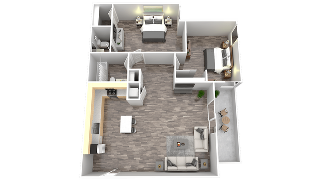 Floorplan - Orchard Village Apartments