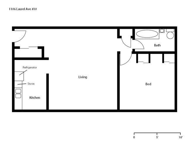 Floorplan - Laurel Apartments
