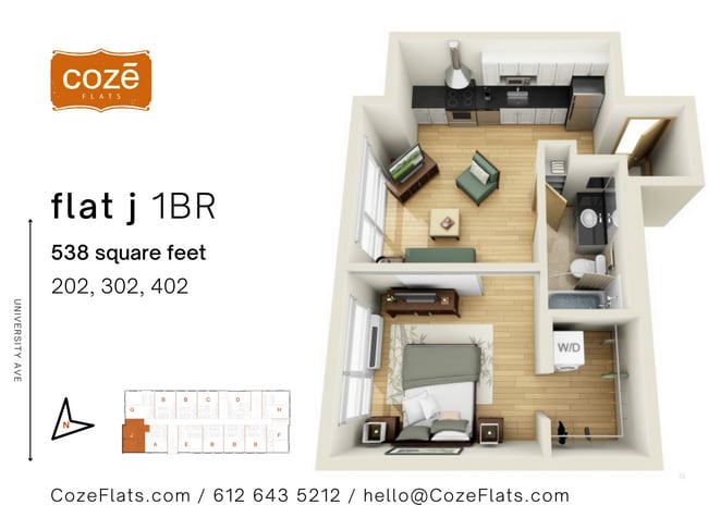 Floorplan - Coze Flats