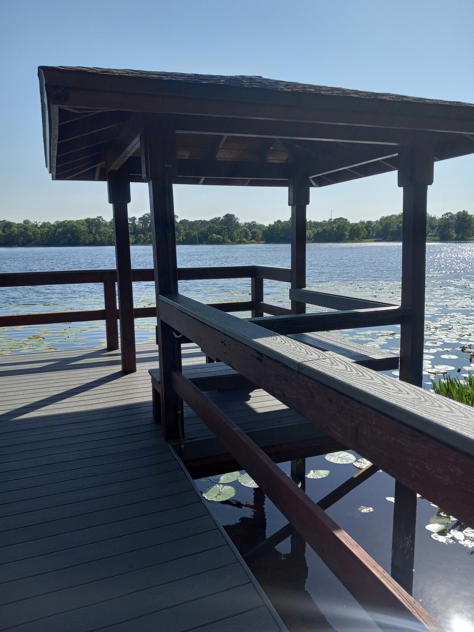 lake side view and dock - 2550 N Alafaya Trl