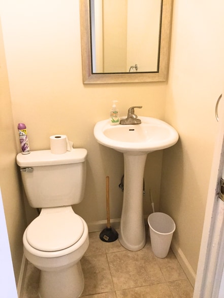half bath on first floor - 2 Rorbach Ln
