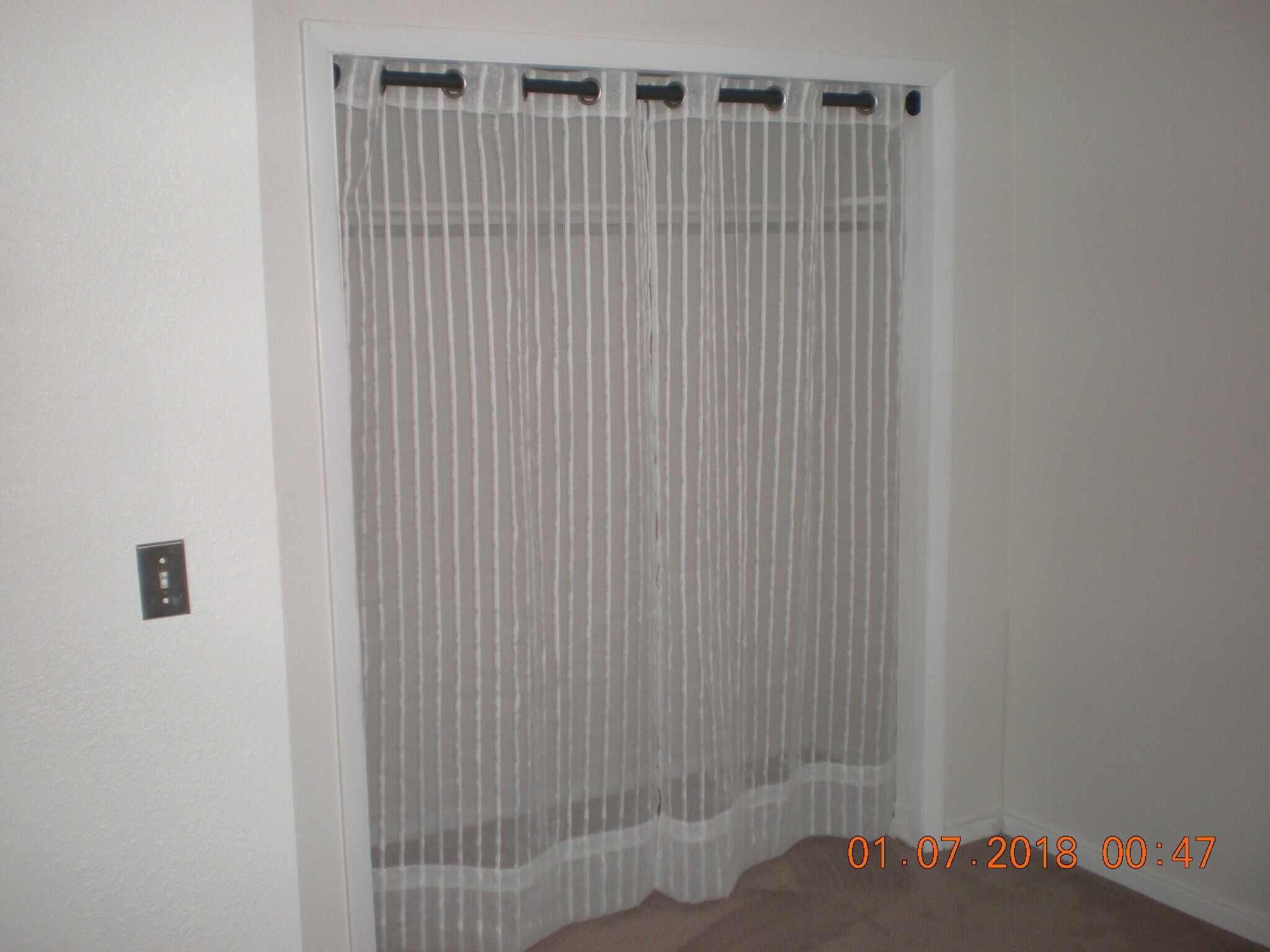 Large double closet in lower level bedroom - 1160 Clinton St
