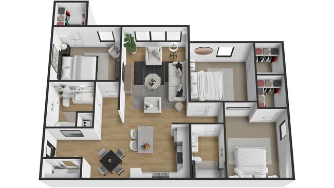 C1 - 3x2 - Brisas de Osceola Apartments