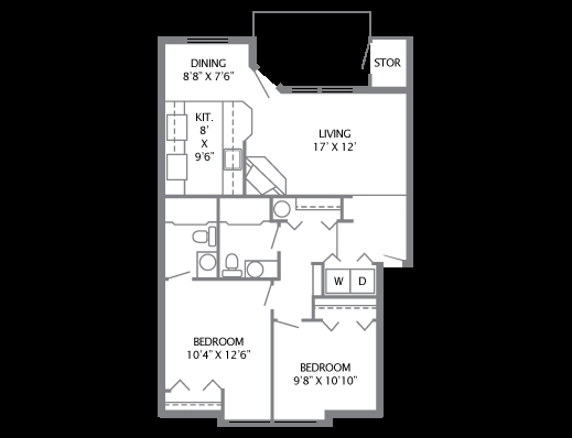 2BR/2BA - Avalon Park