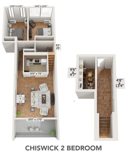 Chiswick 2 Bedroom - Chiswick Building