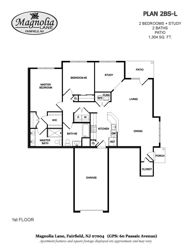 Floorplan - Magnolia Lane Luxury Apartments