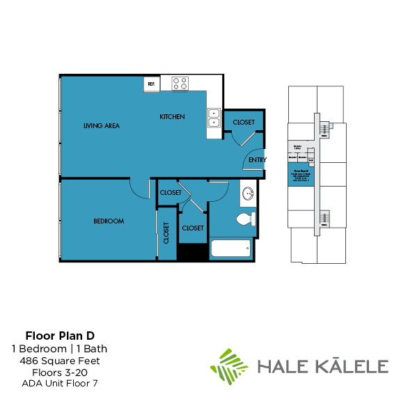 Floorplan - Hale Kalele Apartment Homes