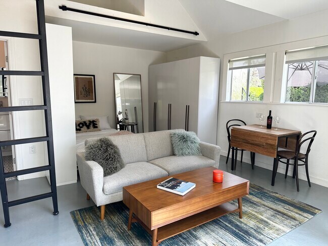 Ladder access to two upper loft landings - 1902 Walcott Way