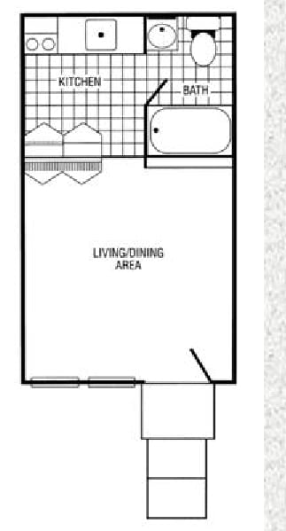 Studio - Thornapple Apartments
