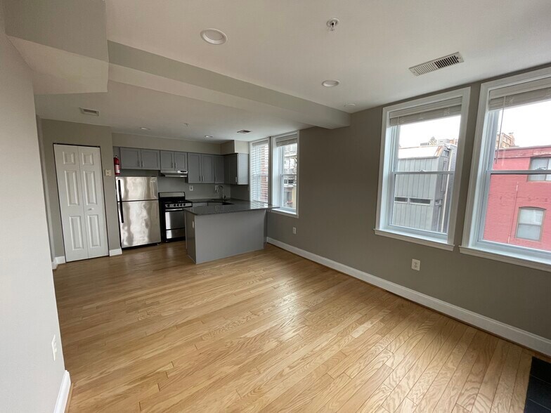 living and kitchen - 1731 Willard St NW