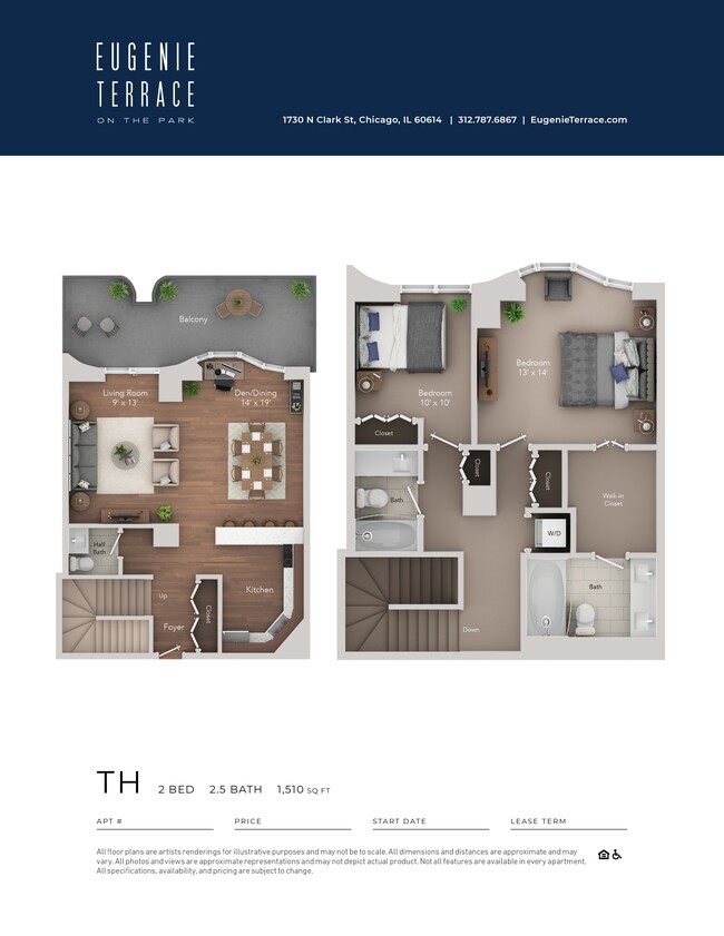 Floorplan - Eugenie Terrace on the Park