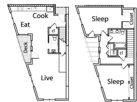 2BR/1.5BA - Temescal Place