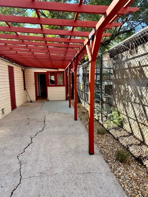 Back Yard covered patio, new pergola - 2748 Walnut St