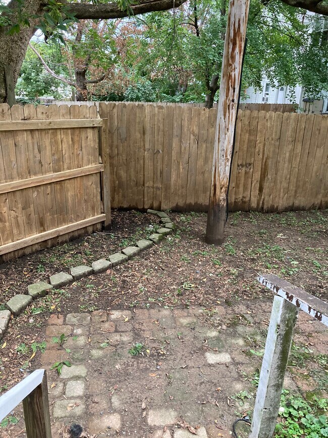 Fenced backyard - 2609 Medary Ave