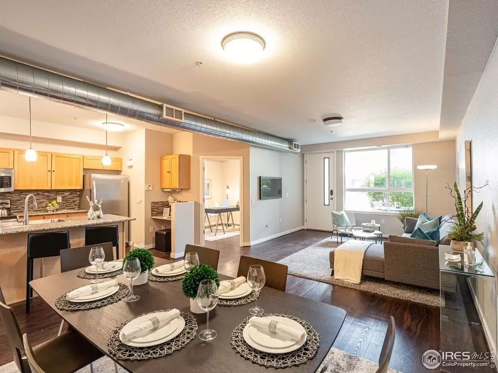 Open kitchen/dining/living room - 2850 E College Ave