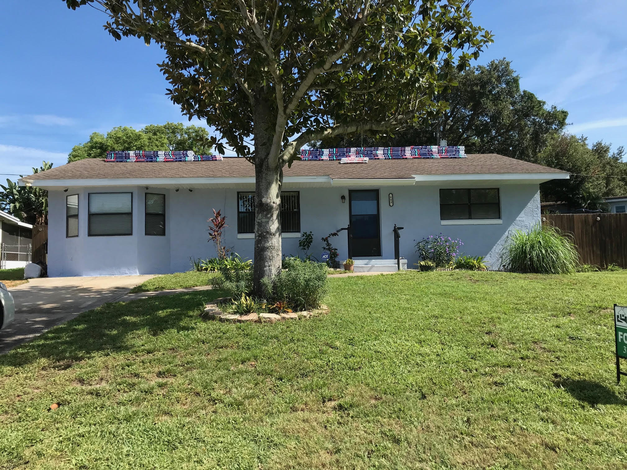 New roof being installed now - 849 Center Ln