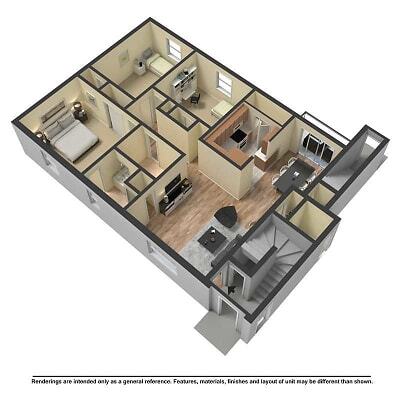Floorplan - Vista Villa Apartments