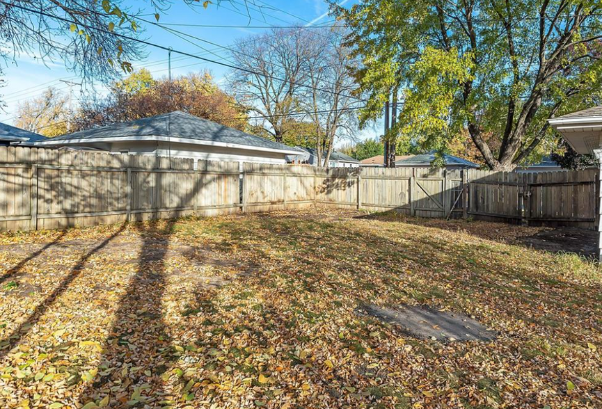 Large private backyard - 7500 11th Ave S