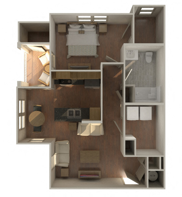 Floorplan - The Lofts at Southside Apartments