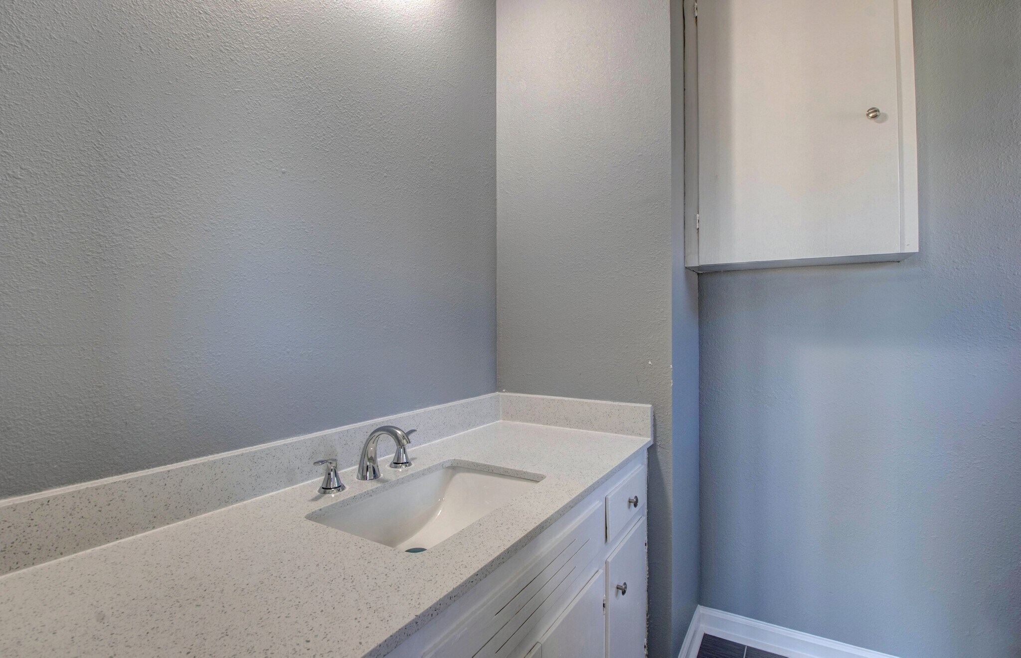 Bathroom 2 - New Stone Counter and Sink - 11315 Ethan Allen Dr