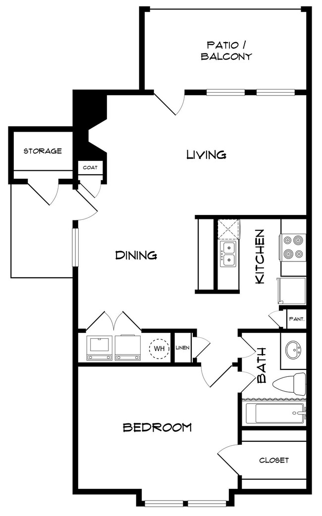 Floorplan - Courtyard Apartments and Mini Storage