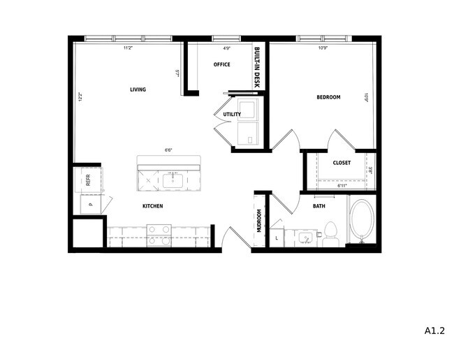 Floorplan - Standard on the River