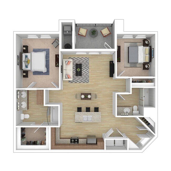 Madison - 2x2 Floor Plan - Verdant at Green Valley
