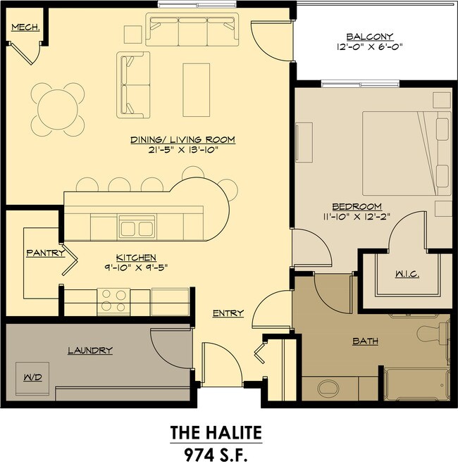 Halite Floorplan - Stone West Village Phase 1 & 2