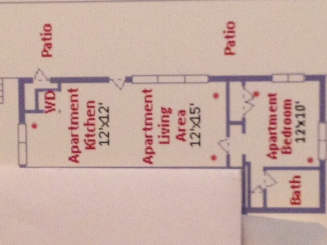 Apartment Floor Plan - 7621 Carteret Rd