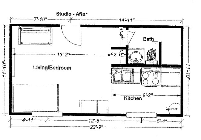 Studio - Alpha Student Housing