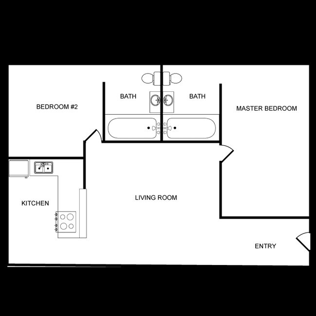 2BR/2BA - 3841 Hazelwood St