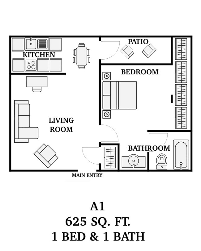 A1 - Parks on Taylor Apartment Homes