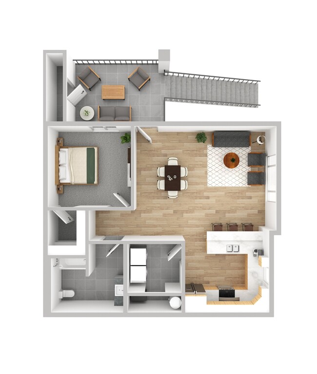 Floorplan - North Peak Apartments