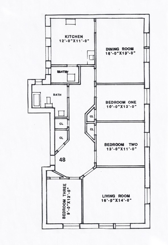 Floorplan - 437-59 W. Belmont Ave.